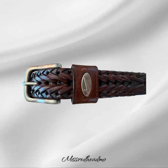 Nike Braided Leather Belt - Picture 2 of 4